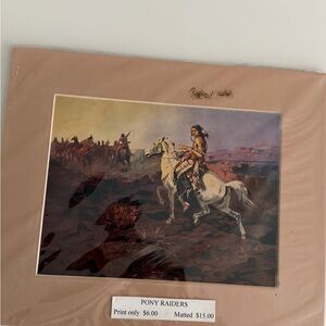 Pony Raid Art Print